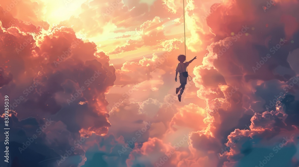 Sky is the limit, generated with AI Sky is the limit, generated with AI