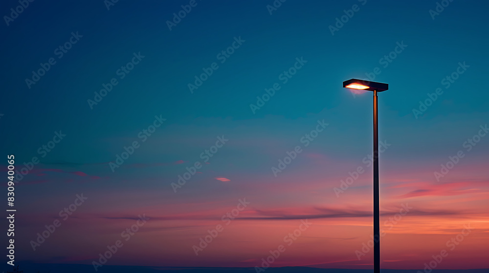 Street lamps, brightness of the road