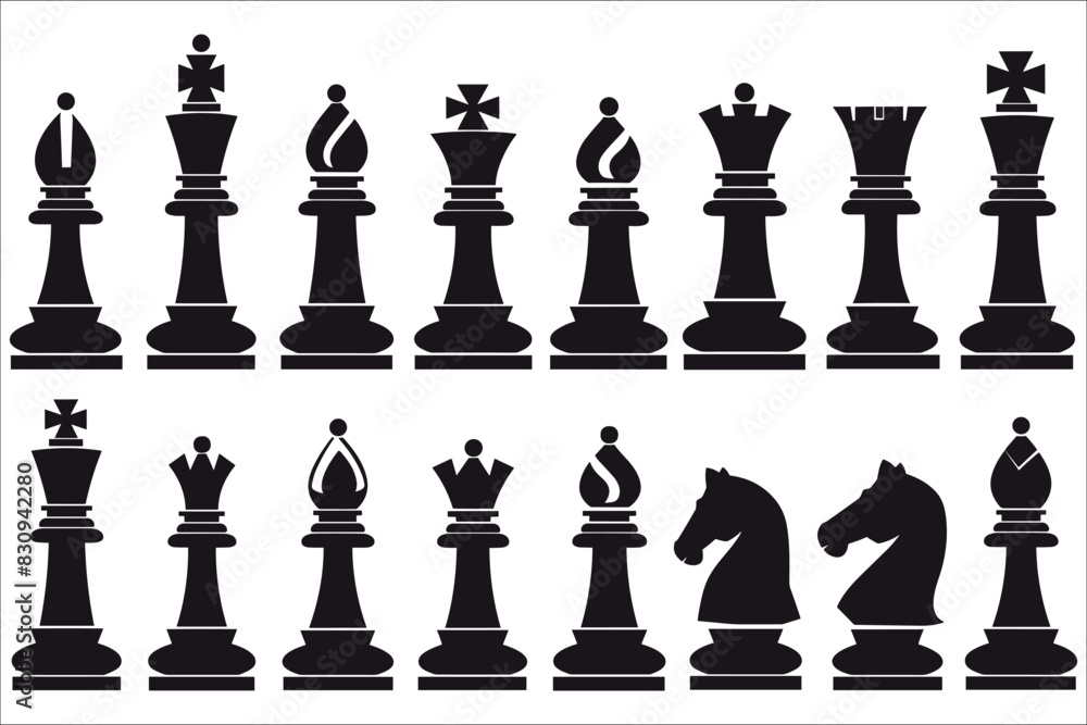Silhouette of chess, Black silhouettes of Chess checkmate, Set of chess vector icons, Chess icon set, Silhouettes of chess pieces, Chess checkmate silhouettes set, Chess, King, Piece, Queen, Horse Silhouette of chess, Black silhouettes of Chess checkmate, Set of chess vector icons, Chess icon set, Silhouettes of chess pieces, Chess checkmate silhouettes set, Chess, King, Piece, Queen, Horse