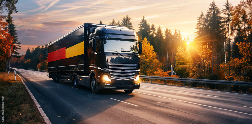 truck on the highway, truck on the highway,