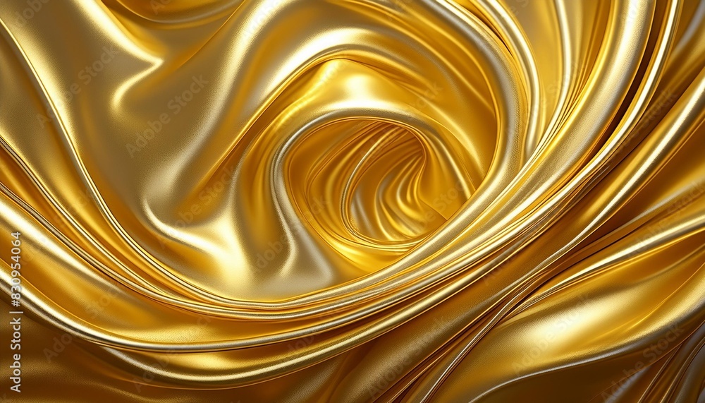 Golden shiny art metallic texture smooth design, AI generated Golden shiny art metallic texture smooth design, AI generated