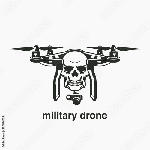Military drone logo