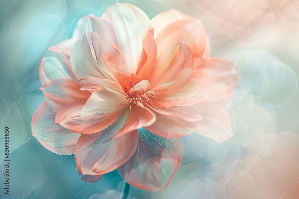 Artistic flower image with soft pastel shades. Artistic flower image with soft pastel shades.