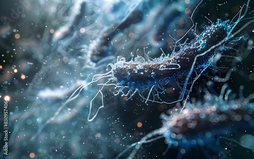 The terrifying hidden beauty of bacteria photo