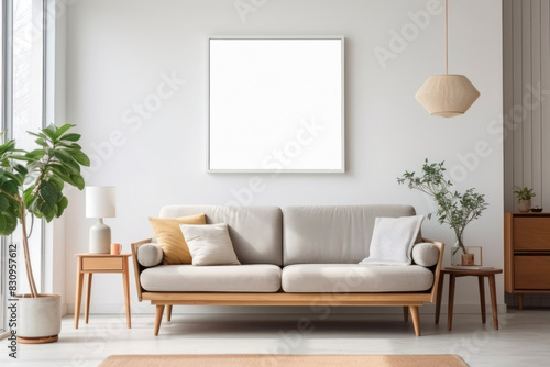 Picture frame png transparent mockup