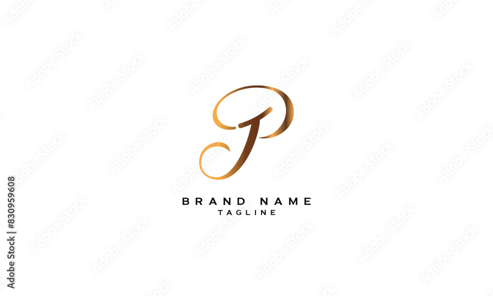 JP, PJ, Abstract initial monogram letter alphabet logo design JP, PJ, Abstract initial monogram letter alphabet logo design