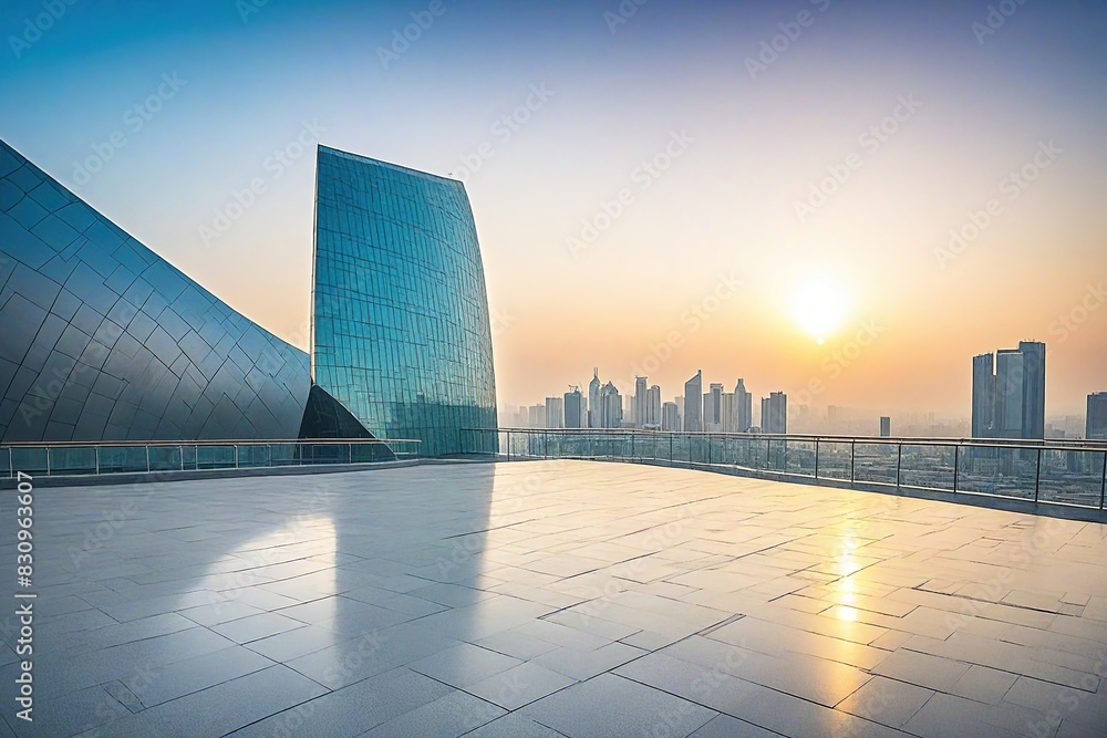 Fototapeta premium modern city skyline