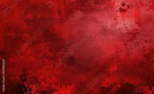 Red grunge background. Created with Ai