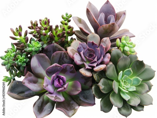 Succulent plants are easy to grow indoors and add touch of greenery to your home. photo