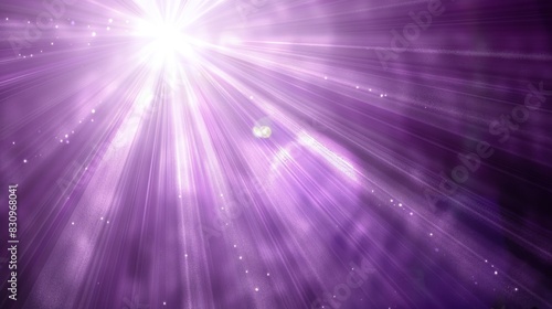 3D purple and white light rays