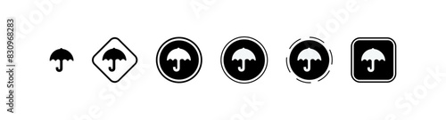 Umbrella icon set.eps