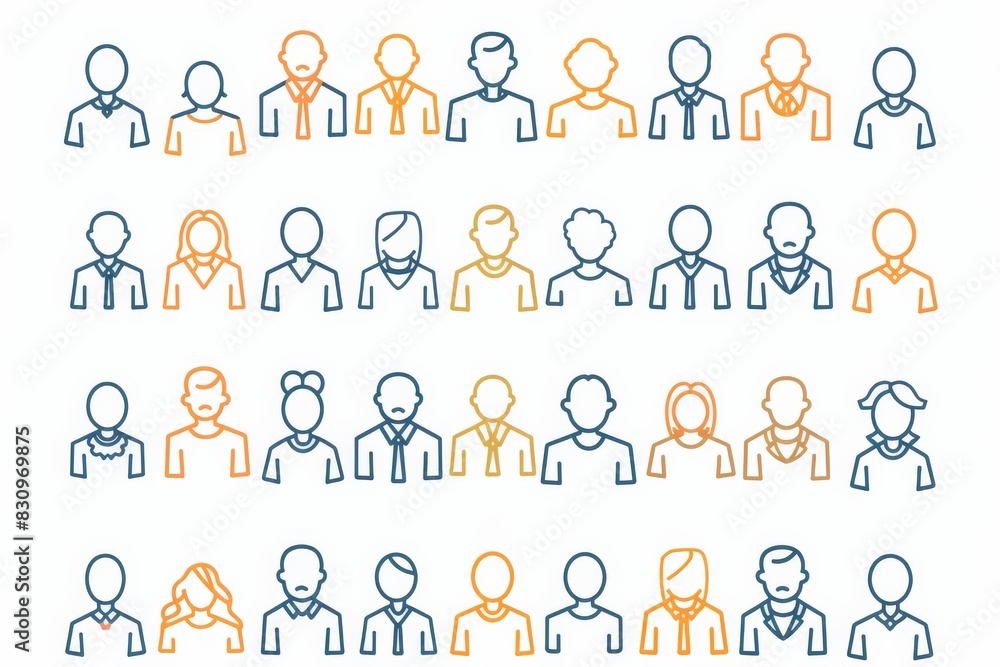 A colorful graphic with diverse cartoon figures representing different roles and diversity