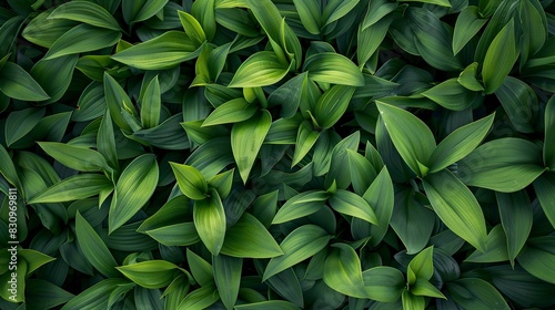 Wallpaper Mural A lush green plant with many leaves Torontodigital.ca