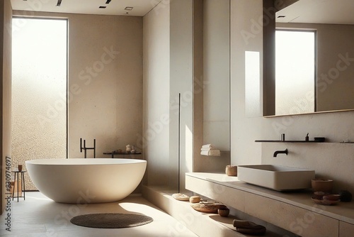 modern bathroom interior