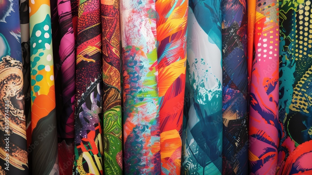 Vibrant textile prints for fashionable designs Vibrant textile prints for fashionable designs