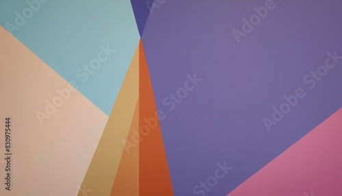 Gentle pastel colors form a calming triangular abstract pattern, perfect for serene and stylish backgrounds or wallpapers.