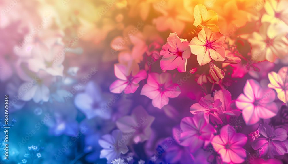 Colorful tiny summer flowers Colorful tiny summer flowers