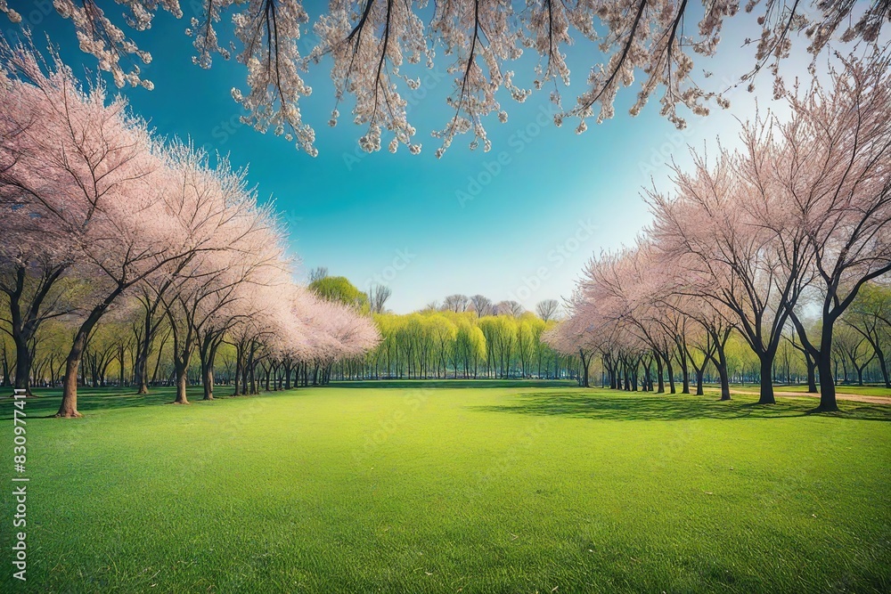 Fototapeta premium trees in the park