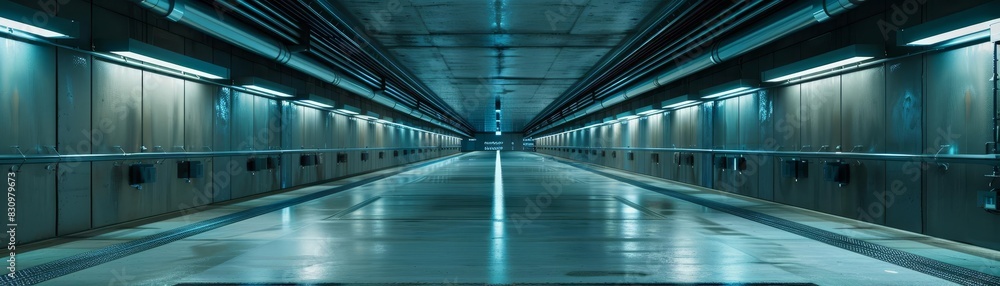 Fototapeta premium a photography of a datacenter