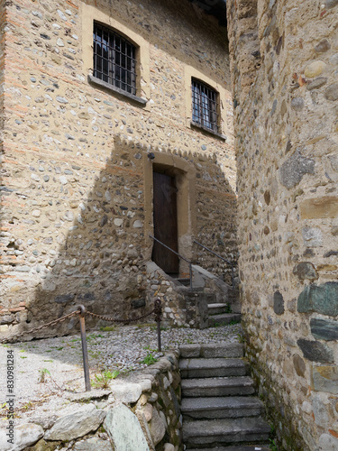 Fototapeta Naklejka Na Ścianę i Meble -  Medieval church of SS. Pietro e Paolo at Agliate, Brianza, Italy