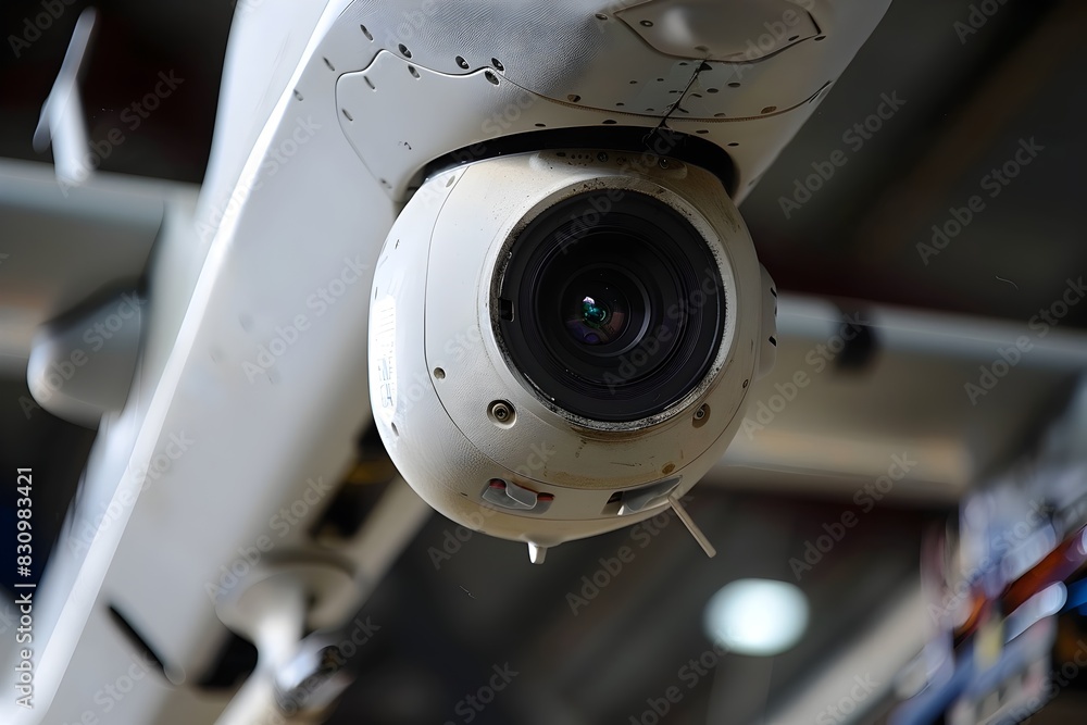 Close up View of Sophisticated Military Drone System for Aerial Surveillance and Reconnaissance