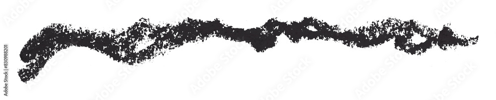 Fototapeta premium black pencil strokes isolated on transparent background