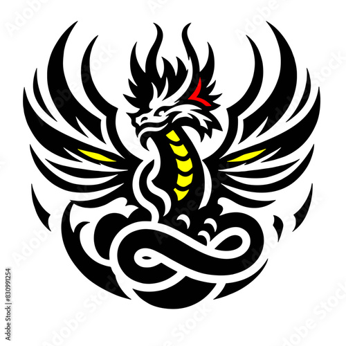 Wallpaper Mural Black Dragon Indonesian Mythology Torontodigital.ca