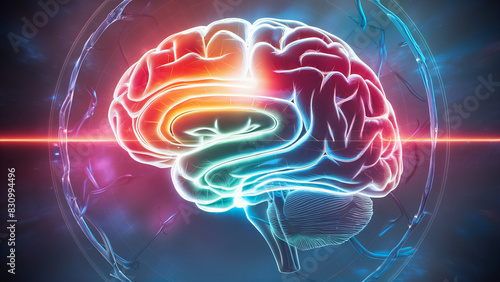 3D Render of Human Brain