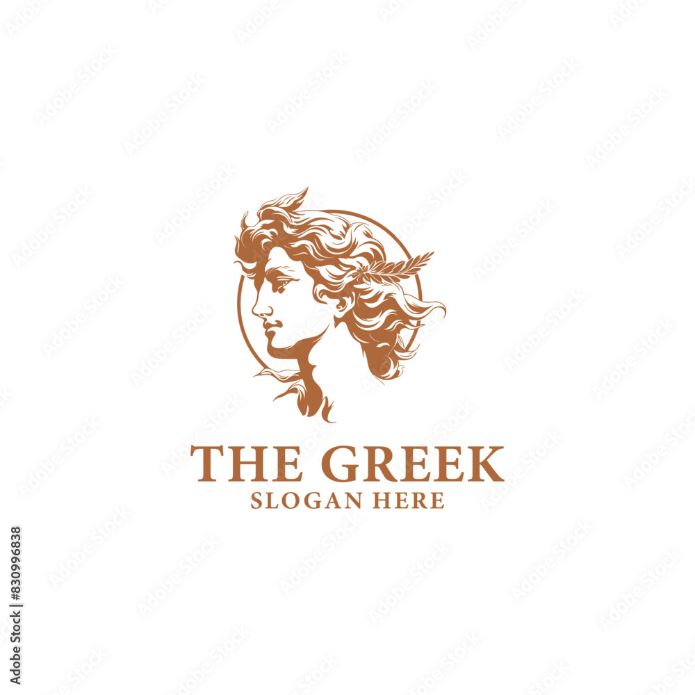 The greek logo vector illustration