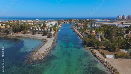 Wallpaper Mural Aerial view of La Manga del Mar Menor, Region of Murcia, Spain Torontodigital.ca