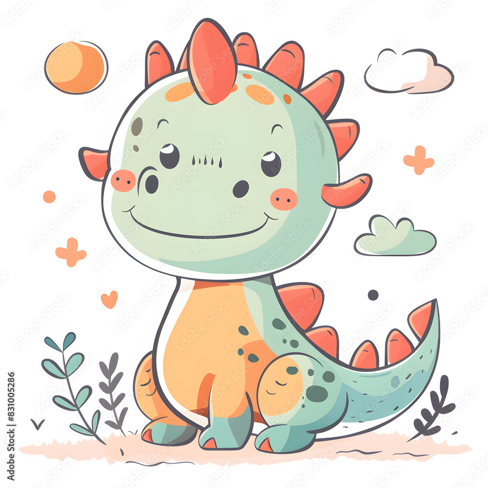 a cartoon of a dragon. a cartoon of a dragon.