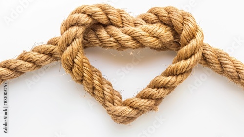 The sturdy thick rope knot