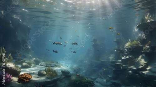 serene underwater scene removed