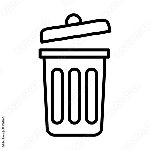 Garbage line icon