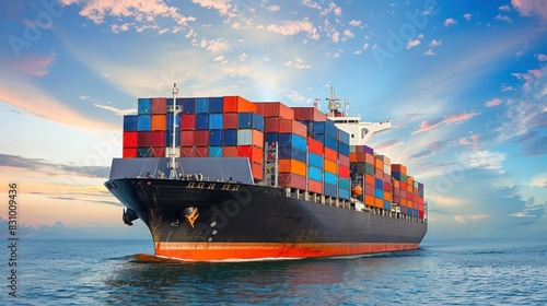 The container ship plays a vital role in the import and export of goods and services