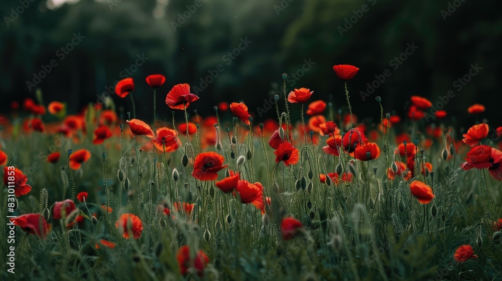Obraz premium Symphony of Red and Yellow Petals