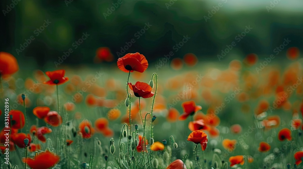 Obraz premium Symphony of Red and Yellow Petals