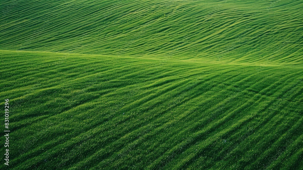 Aerial Symphony: Captivating View of Lush Green Field Aerial Symphony: Captivating View of Lush Green Field