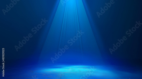 Abstract Blue Gradient Background with Spotlight Effect