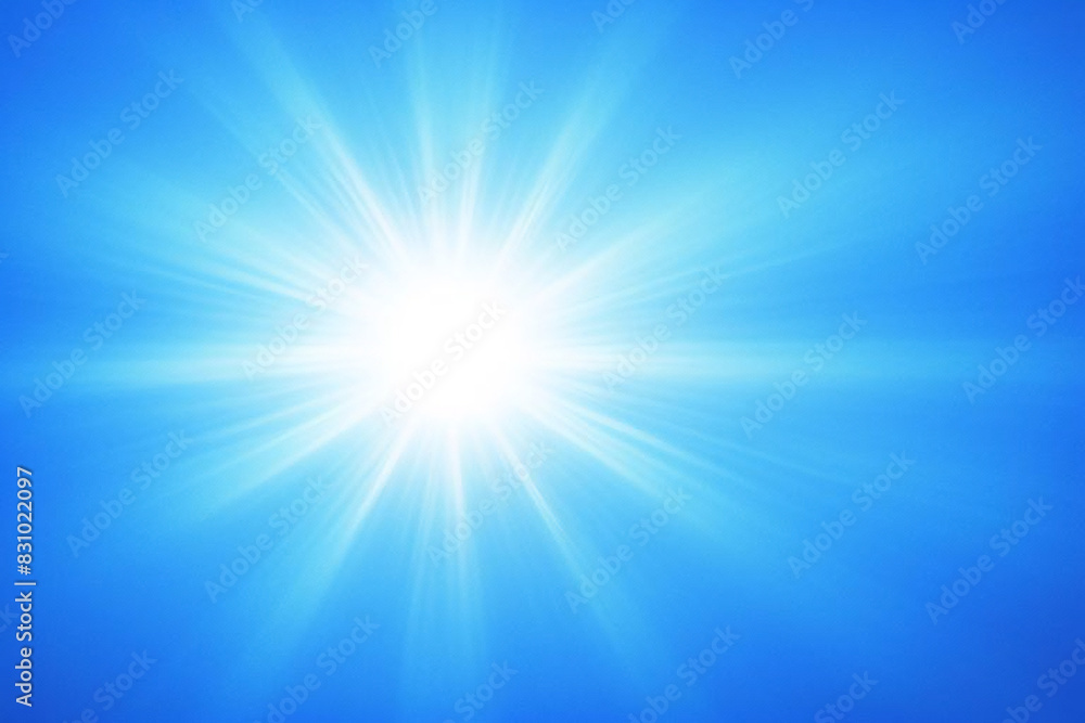 abstract blue sunburst pattern background for modern graphic design element. shining ray cartoon with colorful for website banner wallpaper and poster card decoration