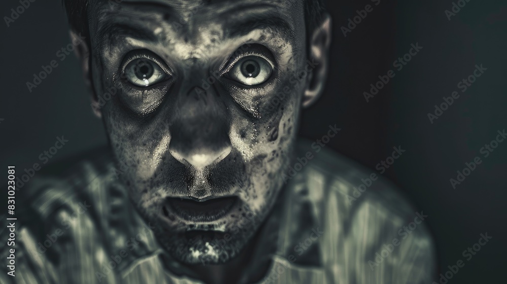 Fearful man Fearful man