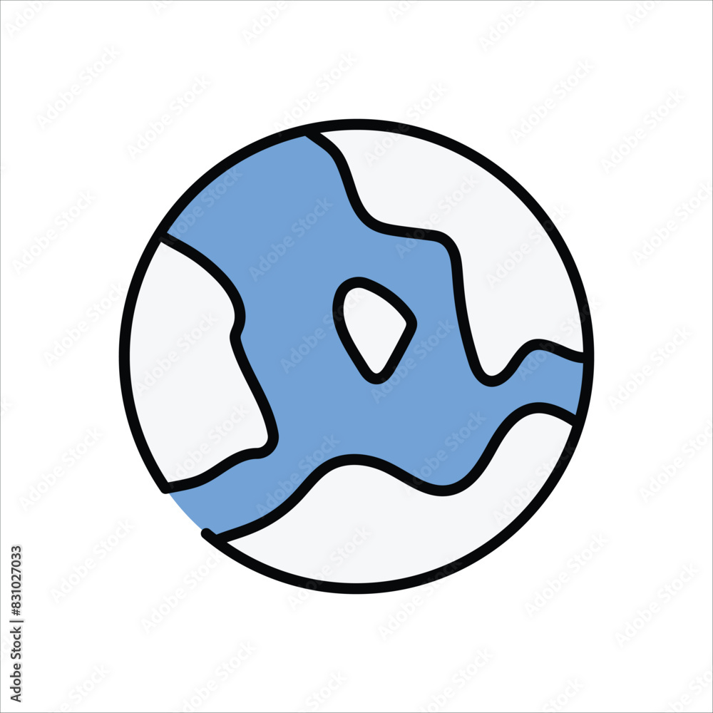 Earth vector icon Earth vector icon