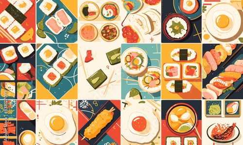 pattern with icons