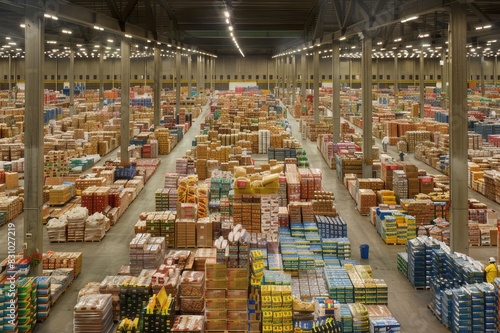 Expansive Wholesale Warehouse with Diverse Products
