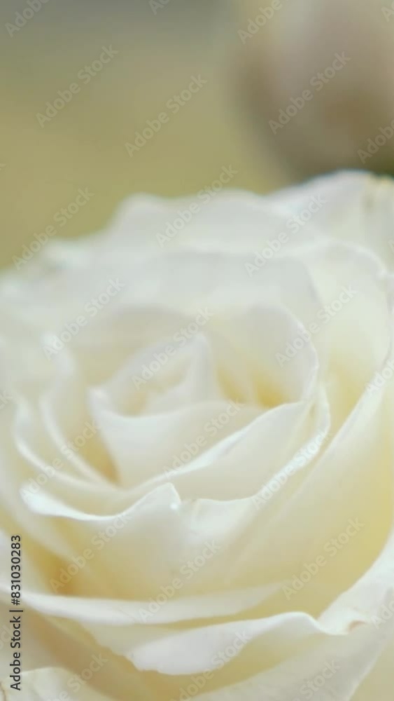a beautiful bouquet of white fragrant roses and petals stands in a vase near the window, floristry and aroma a beautiful bouquet of white fragrant roses and petals stands in a vase near the window, floristry and aroma