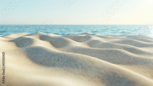 Natural background of blank sandbanks