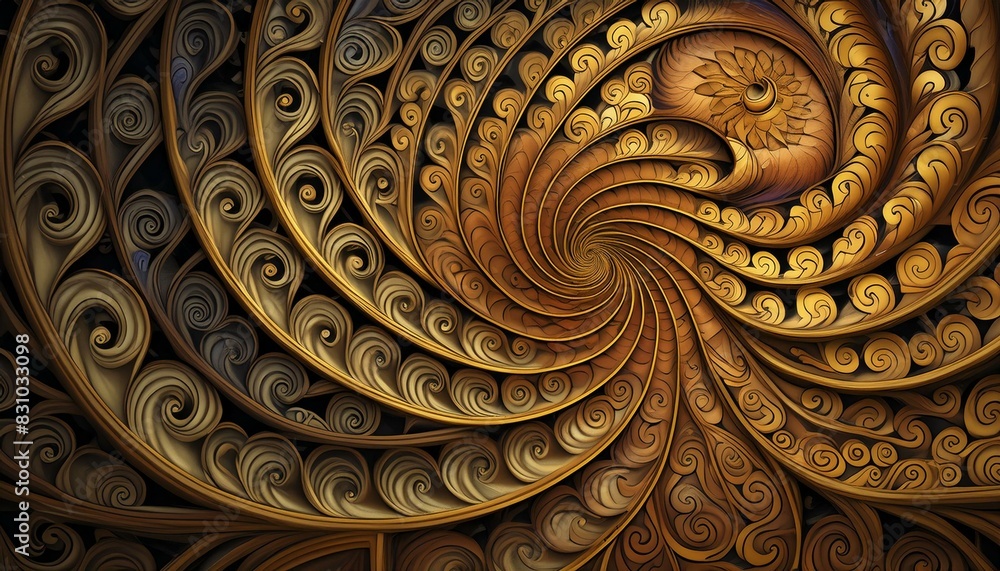 Eternal Spirals: A Mesmerizing Wallpaper Design Eternal Spirals: A Mesmerizing Wallpaper Design
