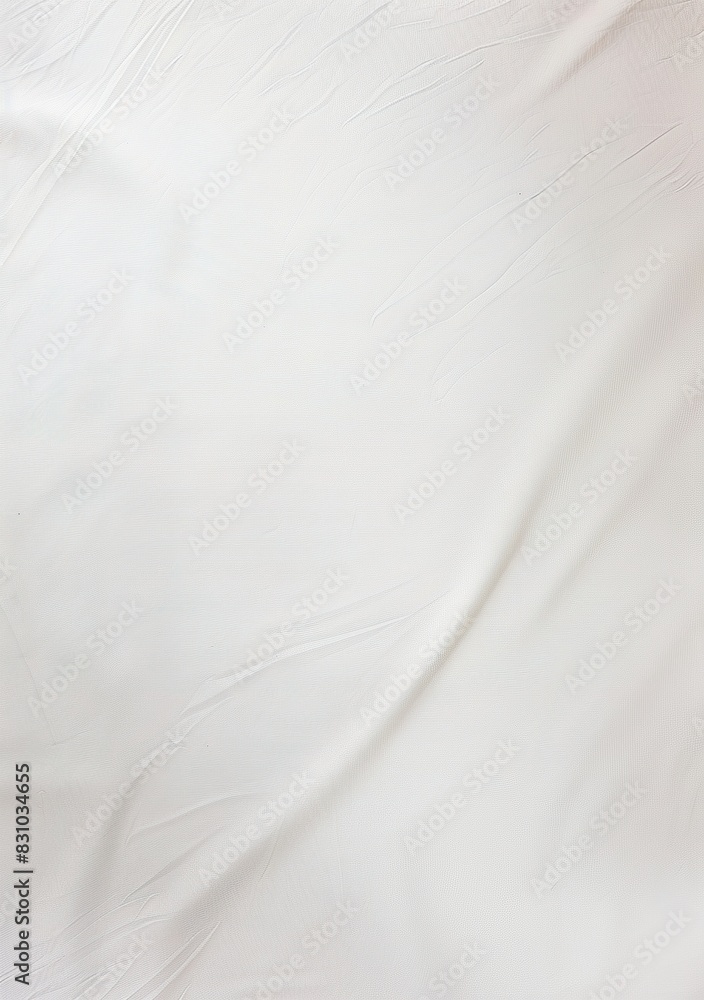 Smooth White Fabric Texture Close-Up.