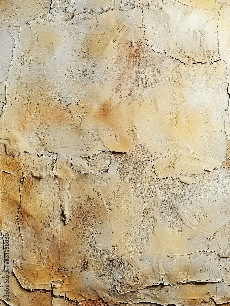 Aged Textured Plaster Wall with Peeling Paint. Aged Textured Plaster Wall with Peeling Paint.