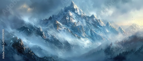 Imagine a mountaintop cloaked in mist, where the whispers of the wind carry the stories of those who dared to climb its peaks.